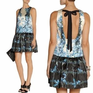 Tibi Floral Drop Waist Dress - Sz 0